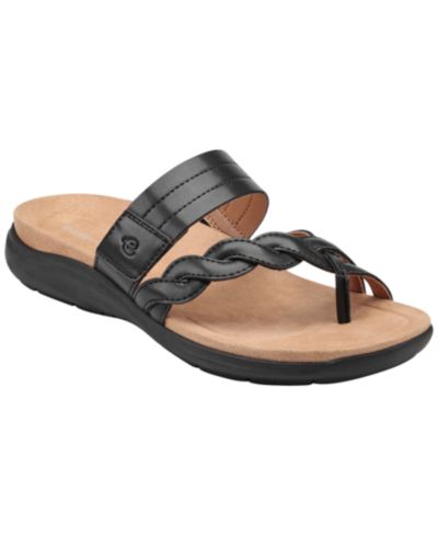 Easy Spirit Женские сандалии Waren Asymmetrical Flat Slip-On