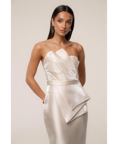 JLUXLABEL Women's Gala Pleated Top