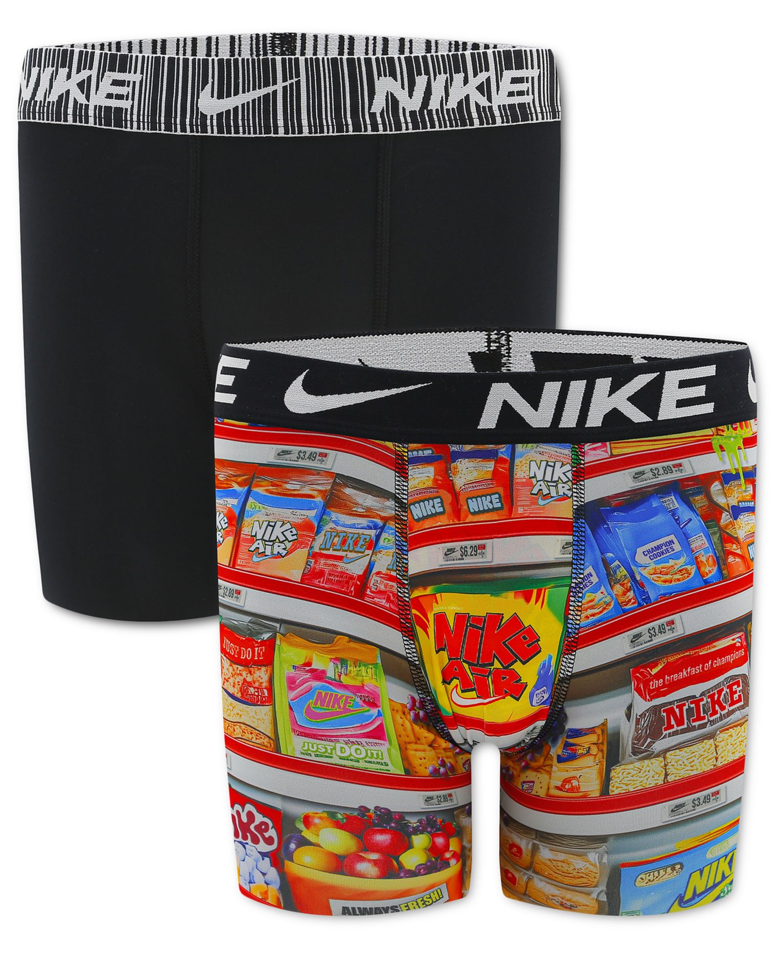 Детские боксеры Nike 8-20 Printed Long, 2-Pack