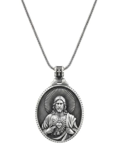 Мужское ожерелье Rhona Sutton Faith Pendant из нержавеющей стали, 22"