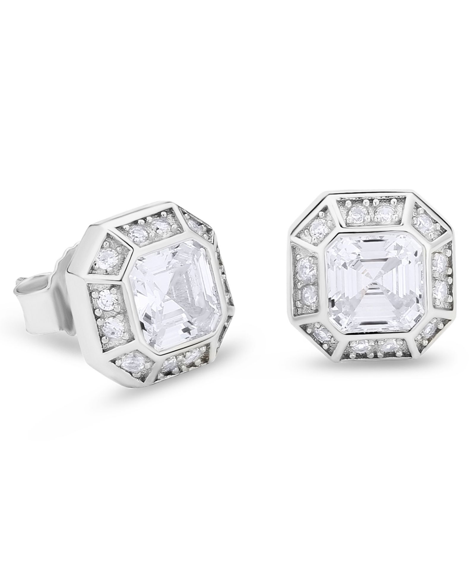 Серьги-гвоздики Rhona Sutton Men's Vortex в стерлинговом серебре