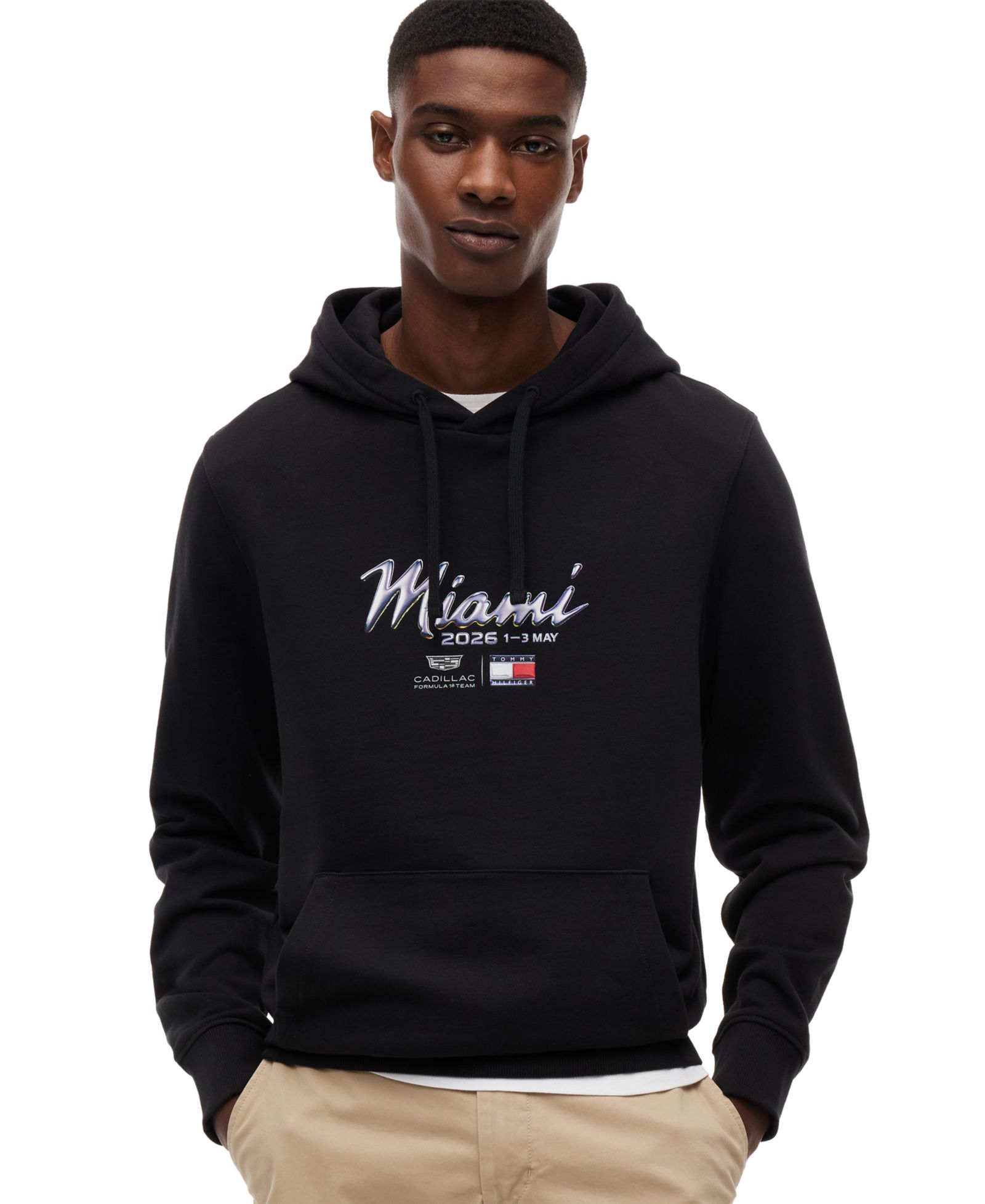 Tommy Hilfiger x Cadillac F1® Мужской графический худи Miami