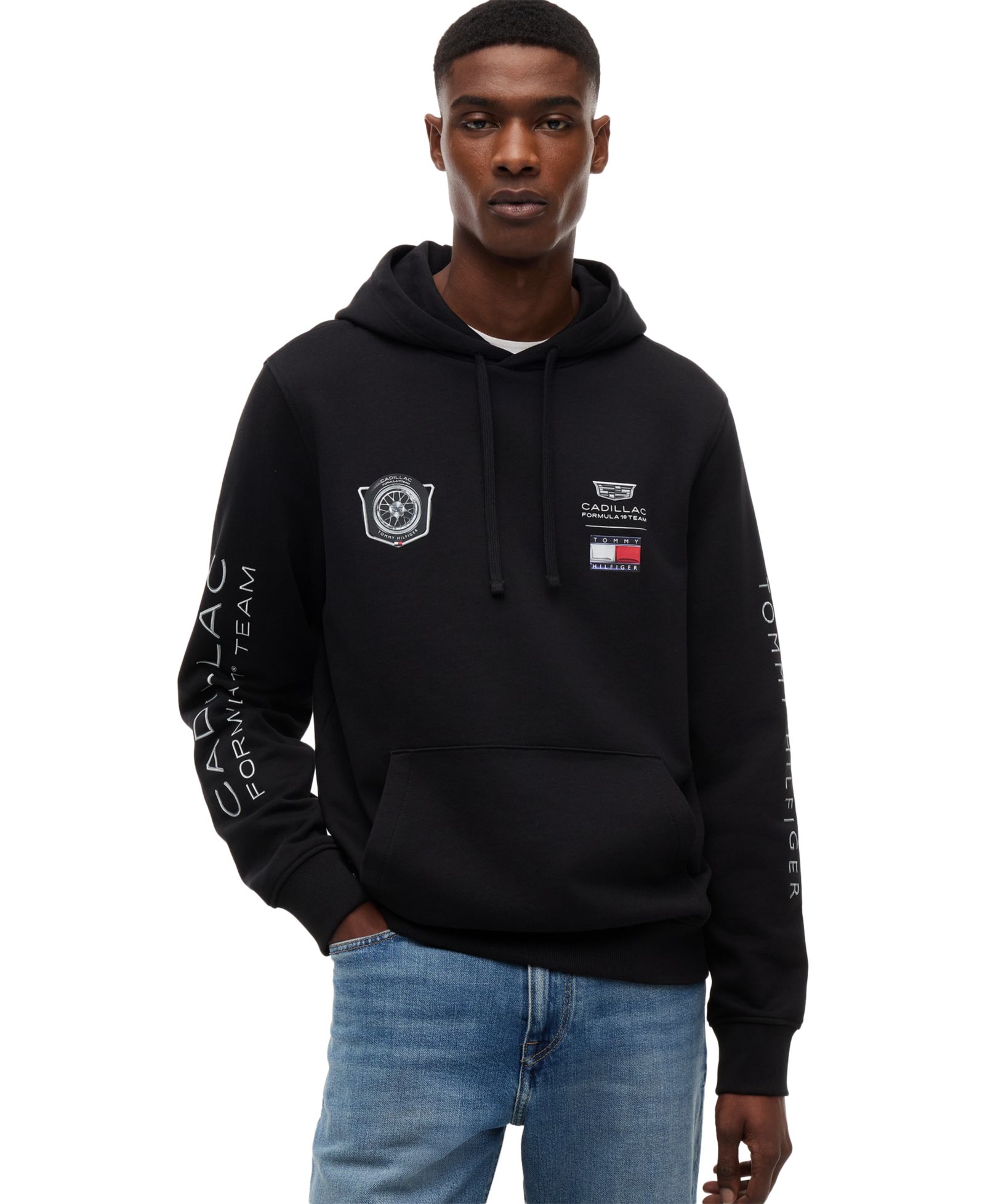 Tommy Hilfiger x Cadillac F1® Мужское худи с графическим принсовом