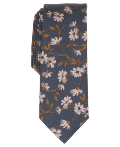 Мужской галстук Bar III Maple Floral Pattern