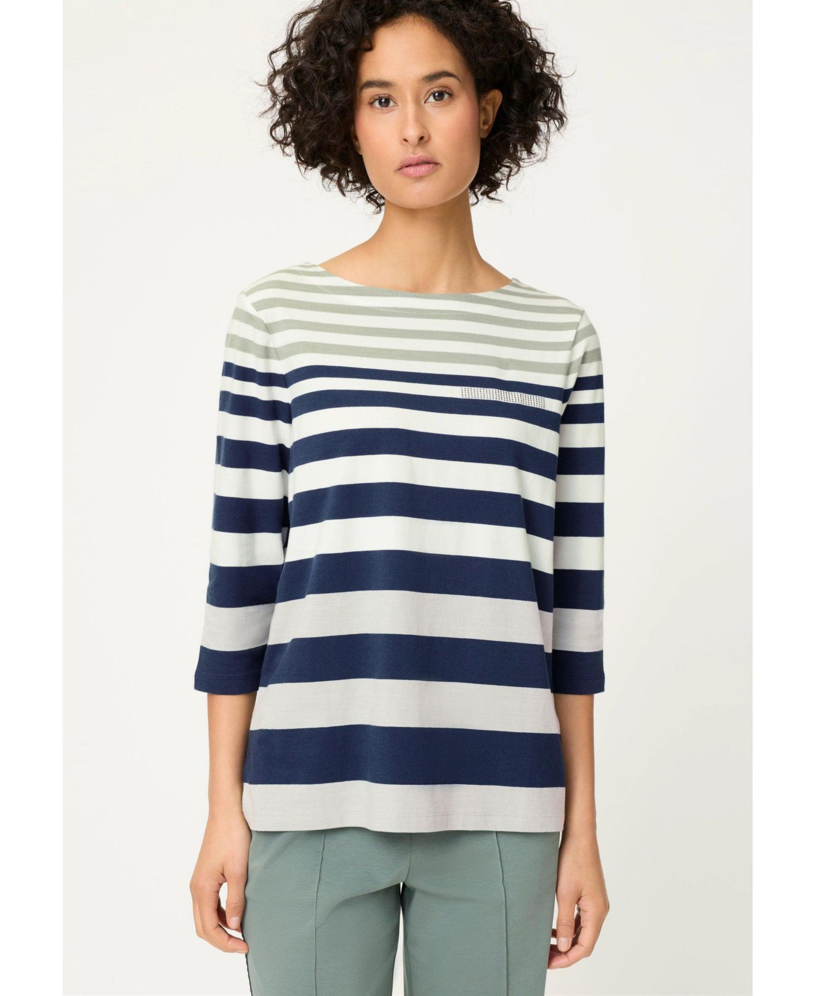 Olsen Women's Varied Stripe T-Shirt