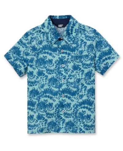 Tonal blue tie dye