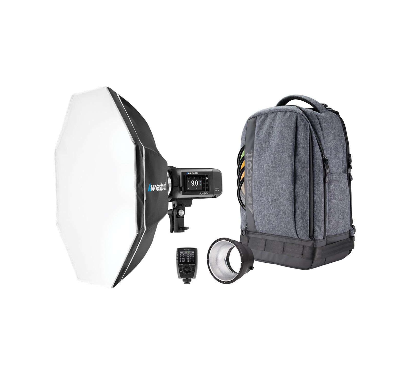 Westcott FJ400 II 400W Strobe Backpack Kit with Sony Camera Trigger