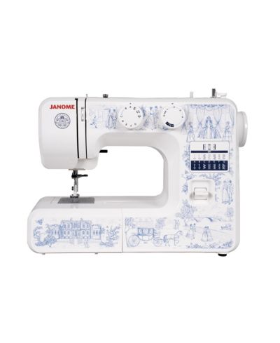Janome Toile Romance Easy-to-Use 15-Stitch Sewing Machine Officially Licensed Bridgerton Collection