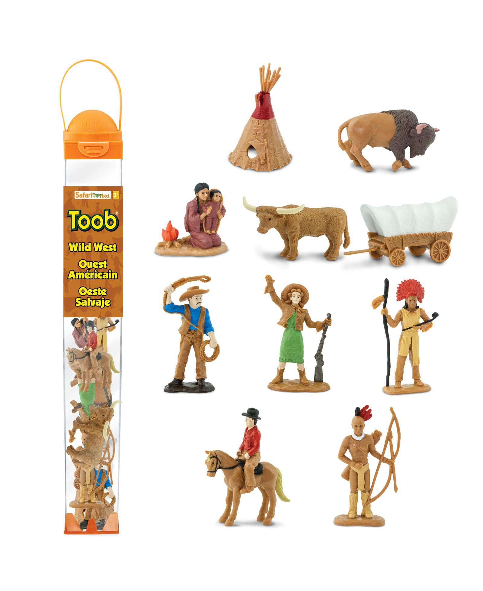 Набор из 10 фигурок Safari Ltd. Wild West, возраст 3+