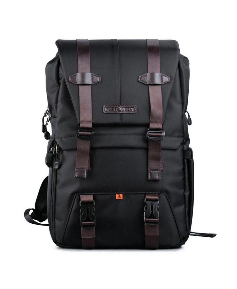 K&F Concept Multi-Functional Waterproof Camera Travel Backpack with Tripod Holder and Laptop Compartment, Large