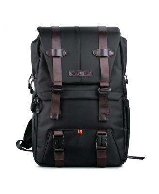 K&F Concept Multi-Functional Waterproof Camera Travel Backpack with Tripod Holder and Laptop Compartment, Large