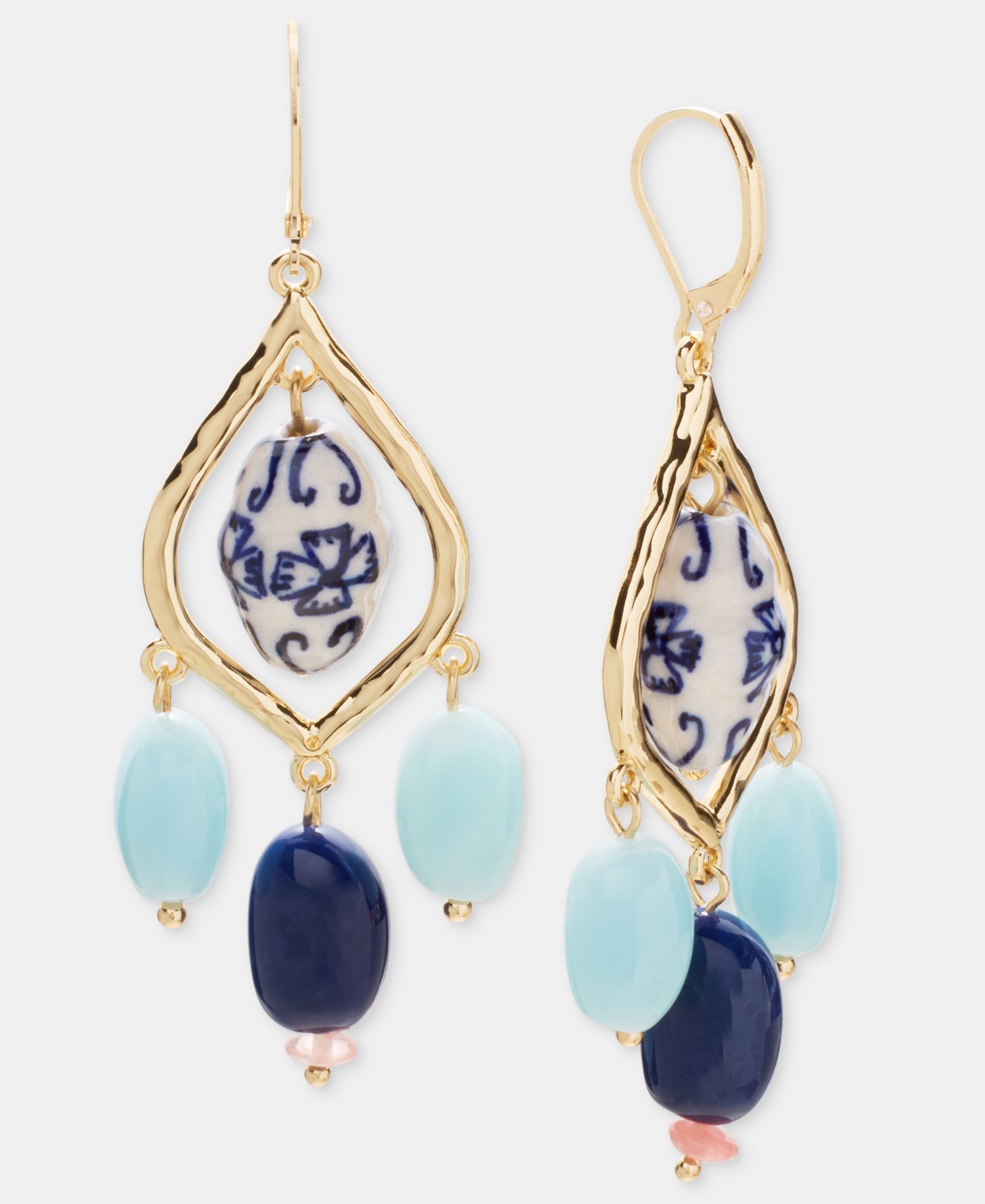 Серьги-люстры Style & Co Gold-Tone Beaded