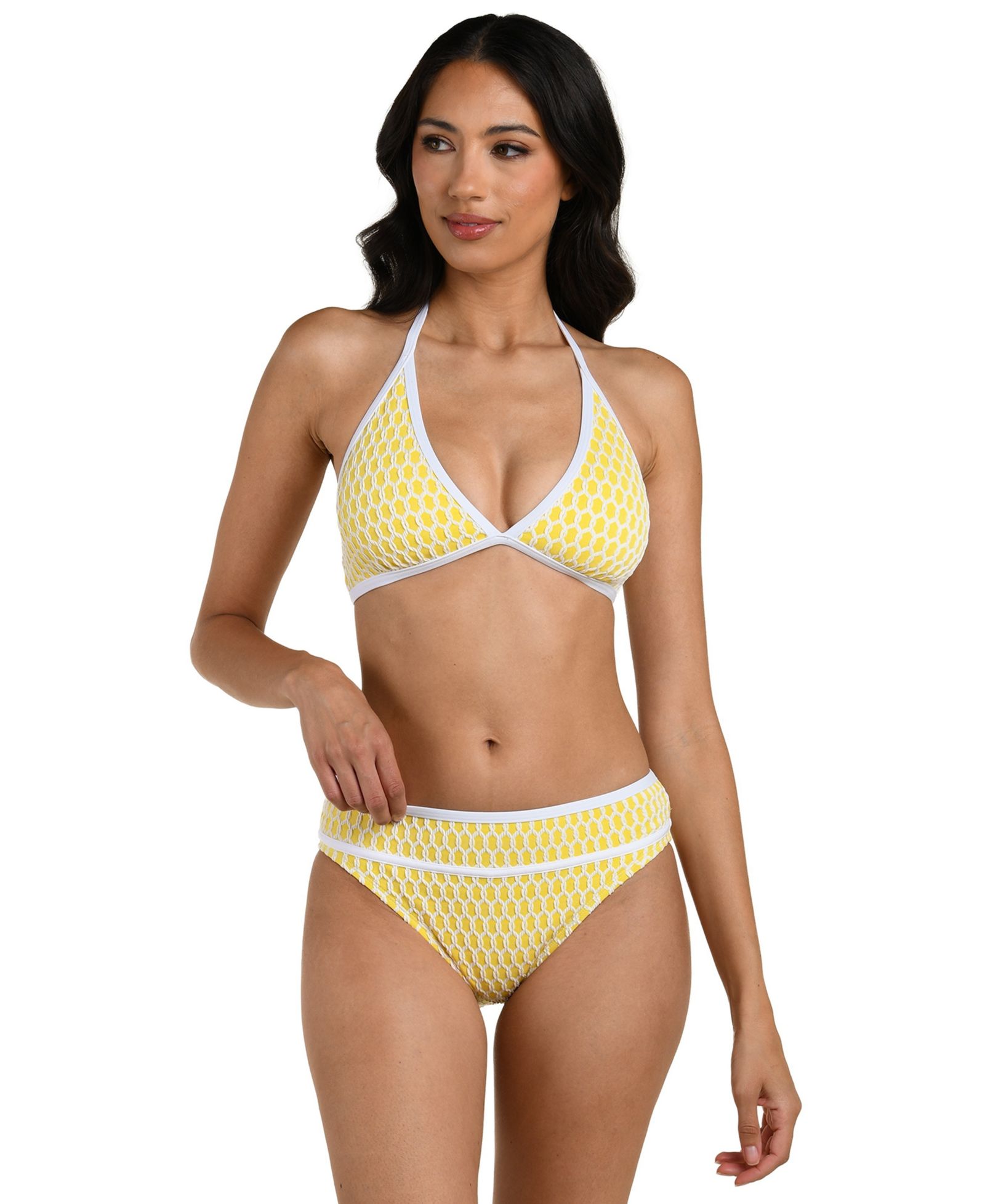 La Blanca Women's Prep & Paddle Banded Halter Top
