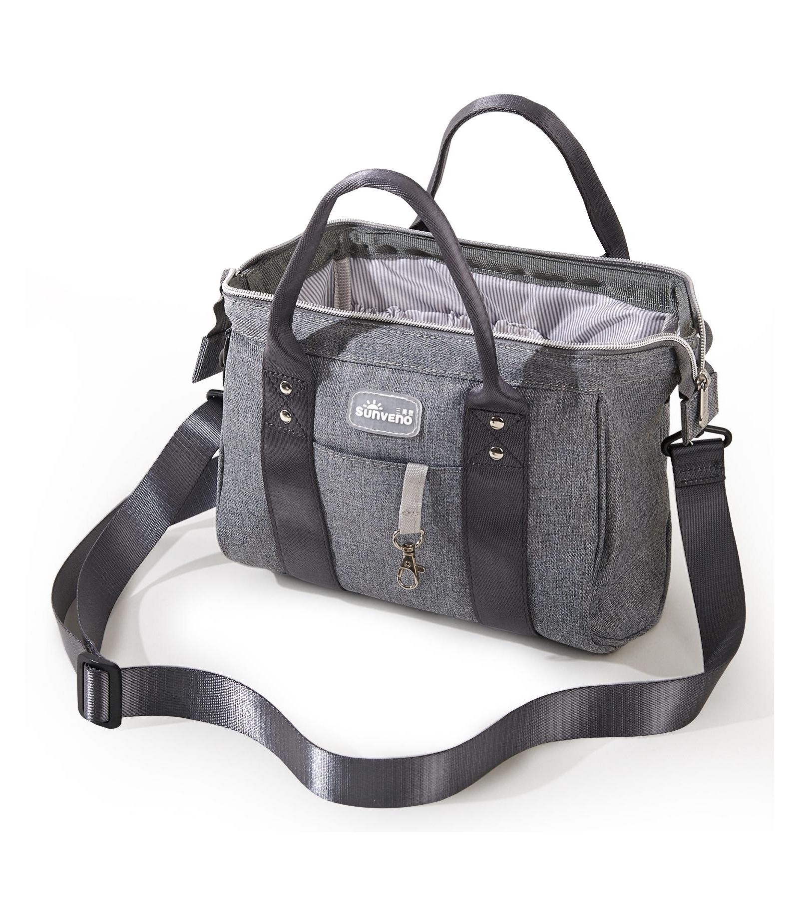 SUNVENO Small Crossbody Diaper Bag