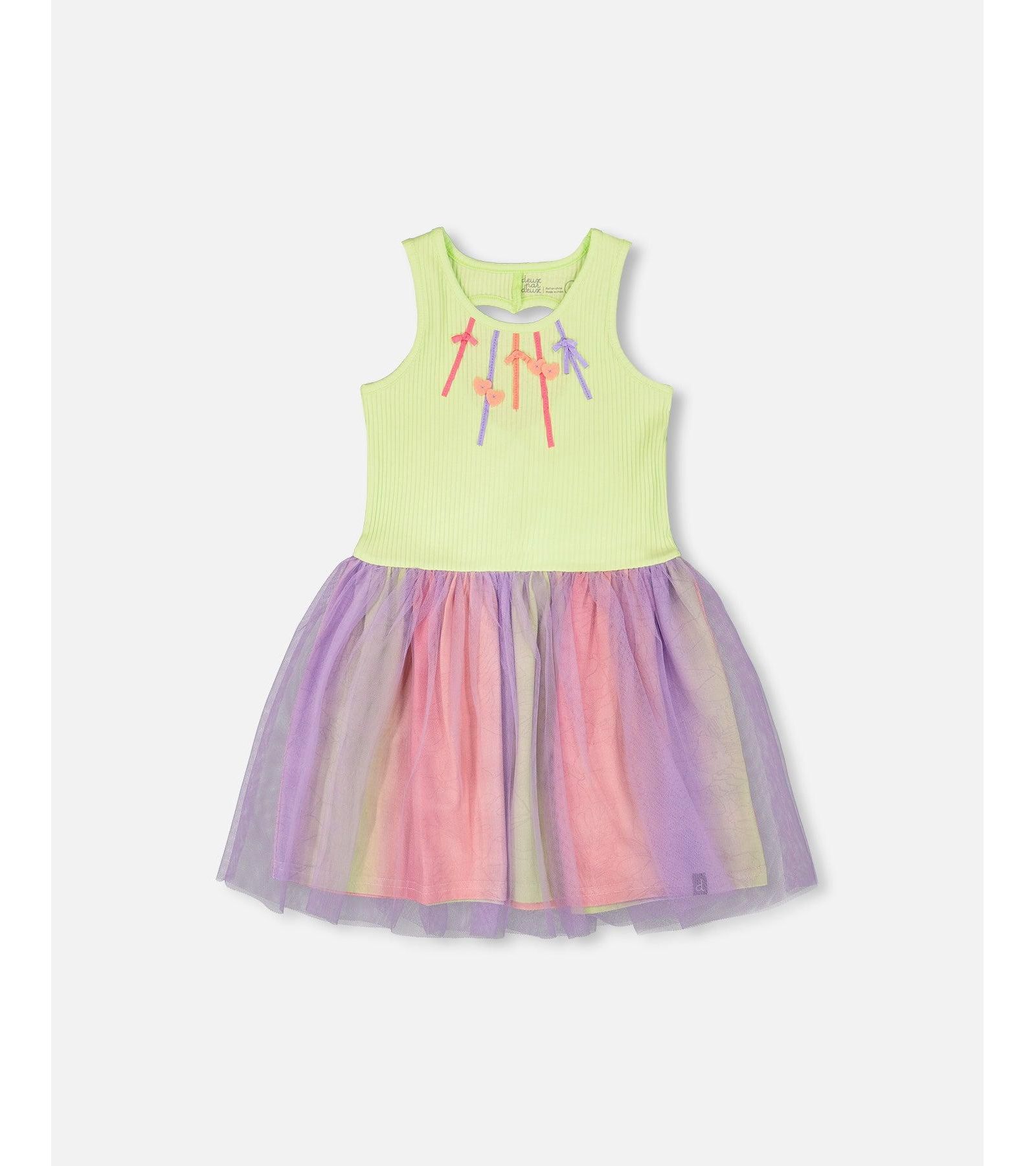 Детское платье Deux par Deux Big Girls Sleeveless Bi-Material