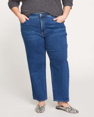 Universal Standard Women's High Rise Straight Leg Jeans 28 Inch