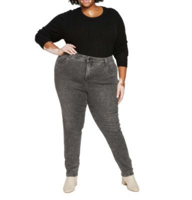Женские джинсы Universal Standard Seine, высокая посадка, skinny