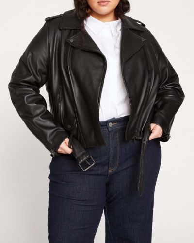 Кожаная мотокуртка Universal Standard Leeron Plus Size