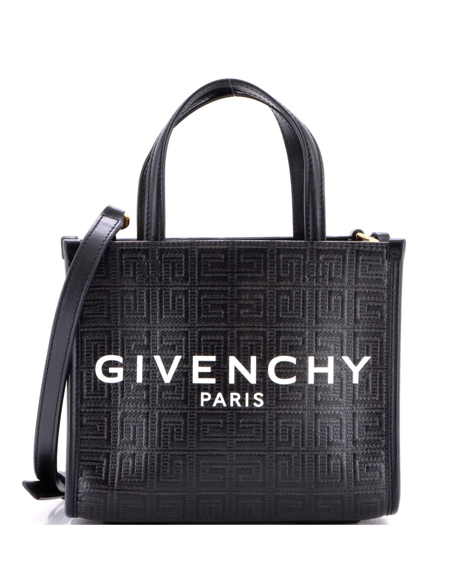 Мини-сумка Pre-Owned Givenchy G-Tote 4G Embossed Coated Canvas