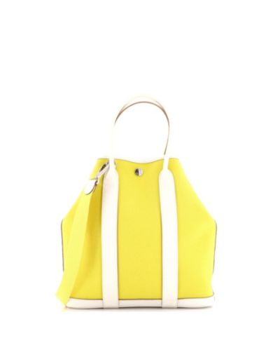 Сумка-тоут Pre-Owned HERMÉS Garden File Toile и кожаная
