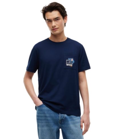 Мужская футболка Tommy Hilfiger Regular-Fit Summer Floral Graphic Pocket