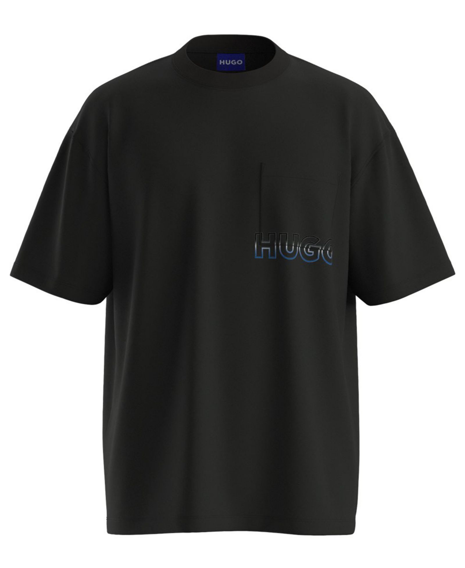 Hugo by Hugo Boss мужская футболка Nogoste Ombre с логотипом и принтом