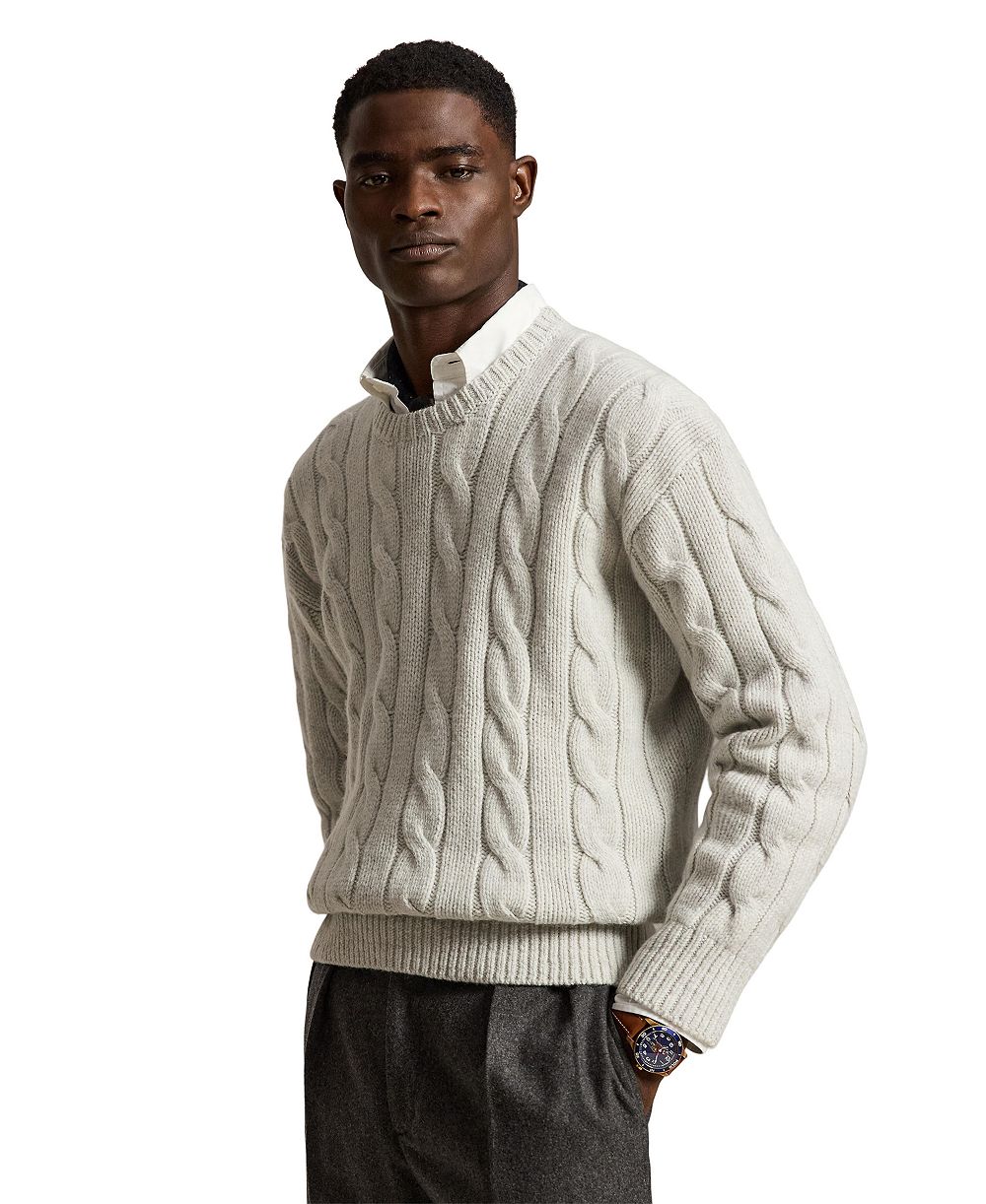 Polo Ralph Lauren Men's Relaxed-Fit Cable-Knit Sweater