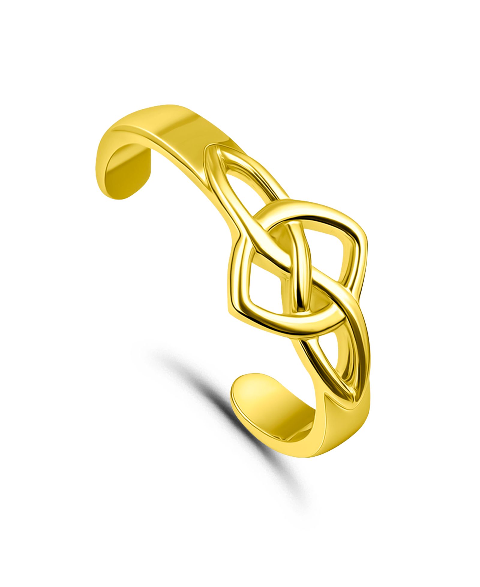 Giani Bernini регулируемое кольцо на палец Celtic Sign, 18kt Gold over