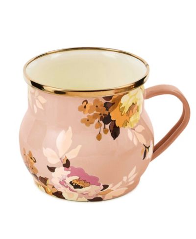 MacKenzie-Childs Кружка из фарфора Wild Rose Mauve, 16 oz.