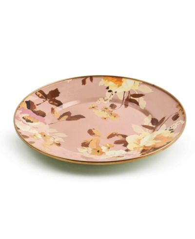 MacKenzie-Childs обеденная тарелка Wild Rose Mauve 10"