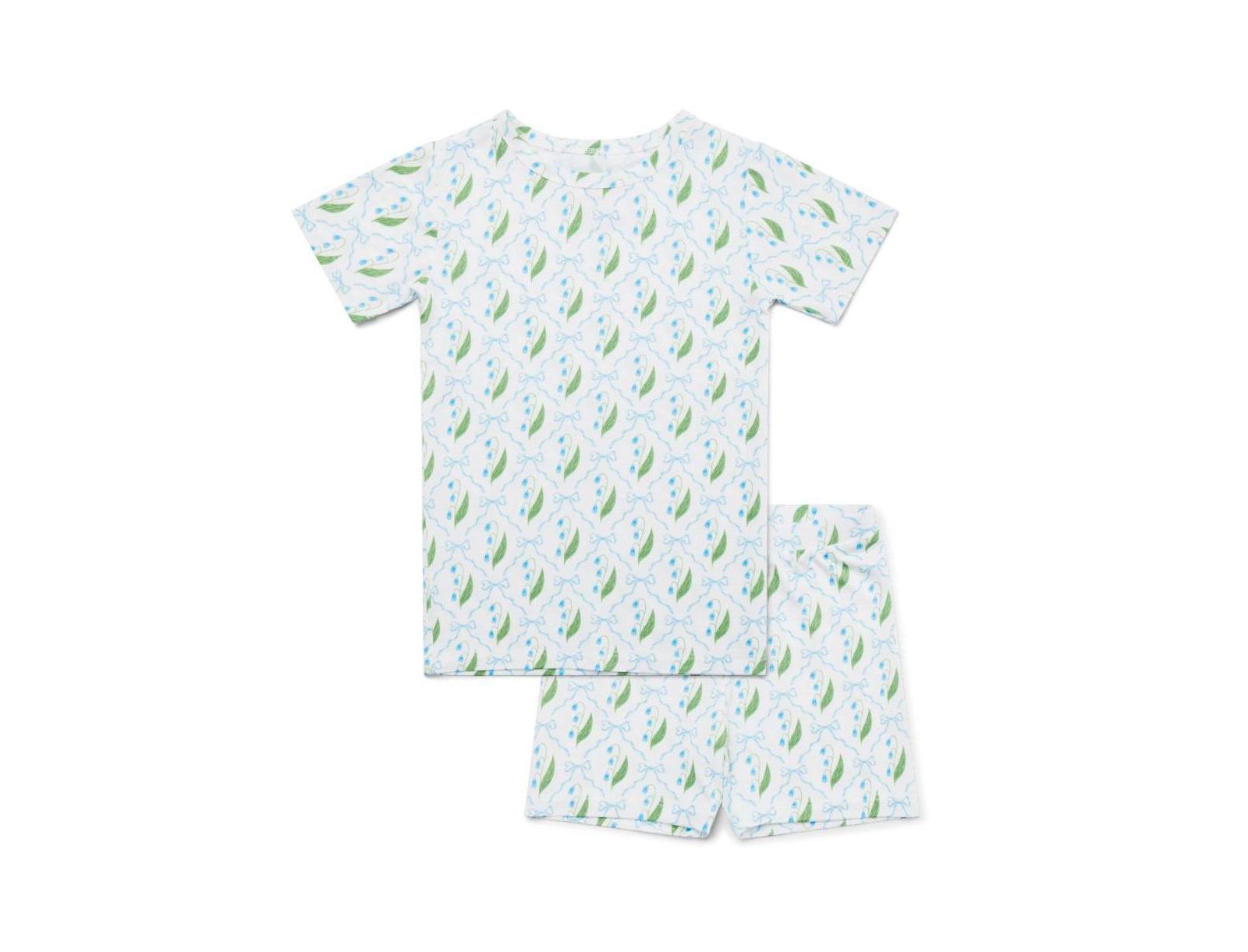 Motette Baby Girls bell Bows Pajama Set