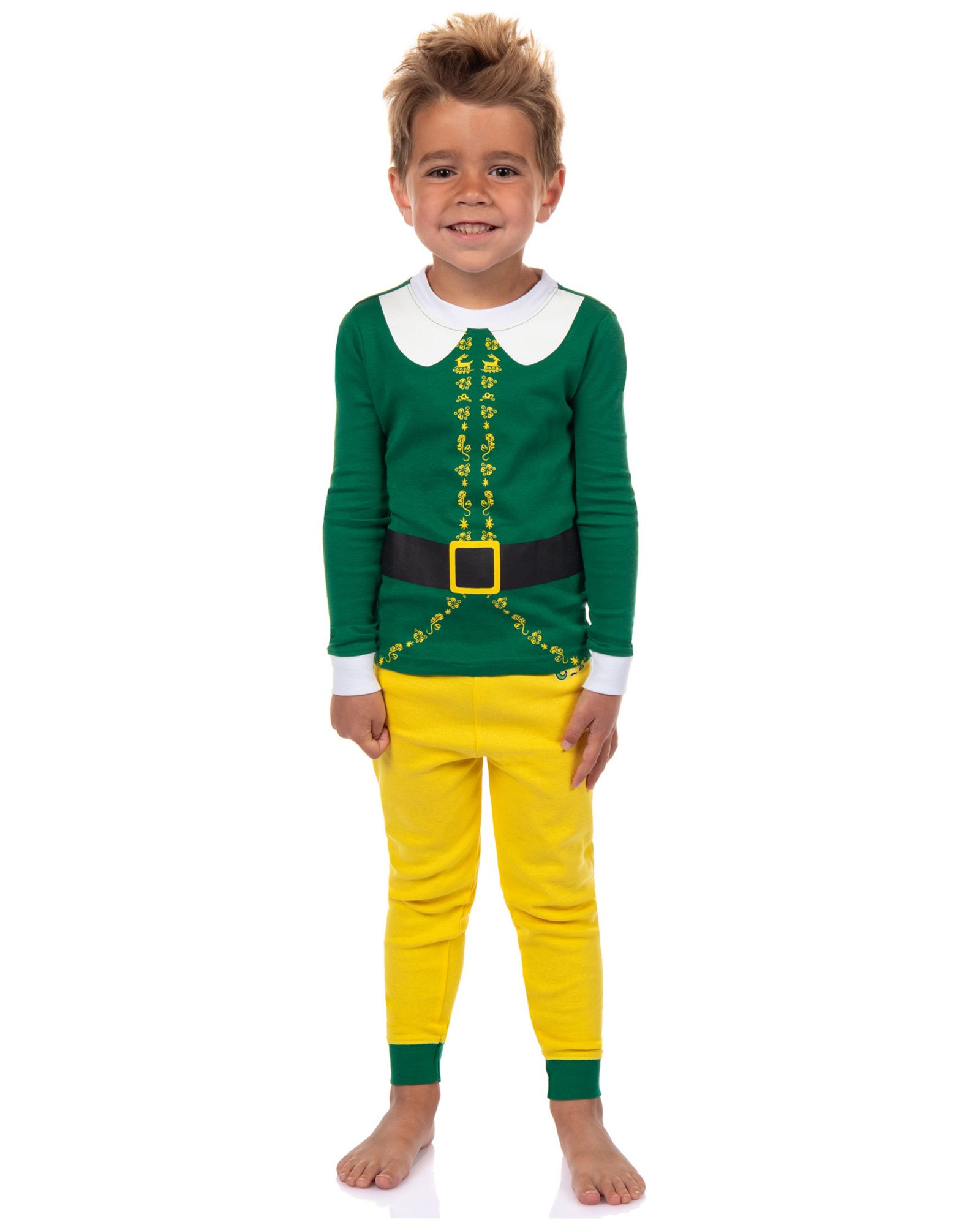 Детский пижамный комплект Elf Holiday Classic Christmas Buddy 2-Piece Tight Fit Long Sleeve
