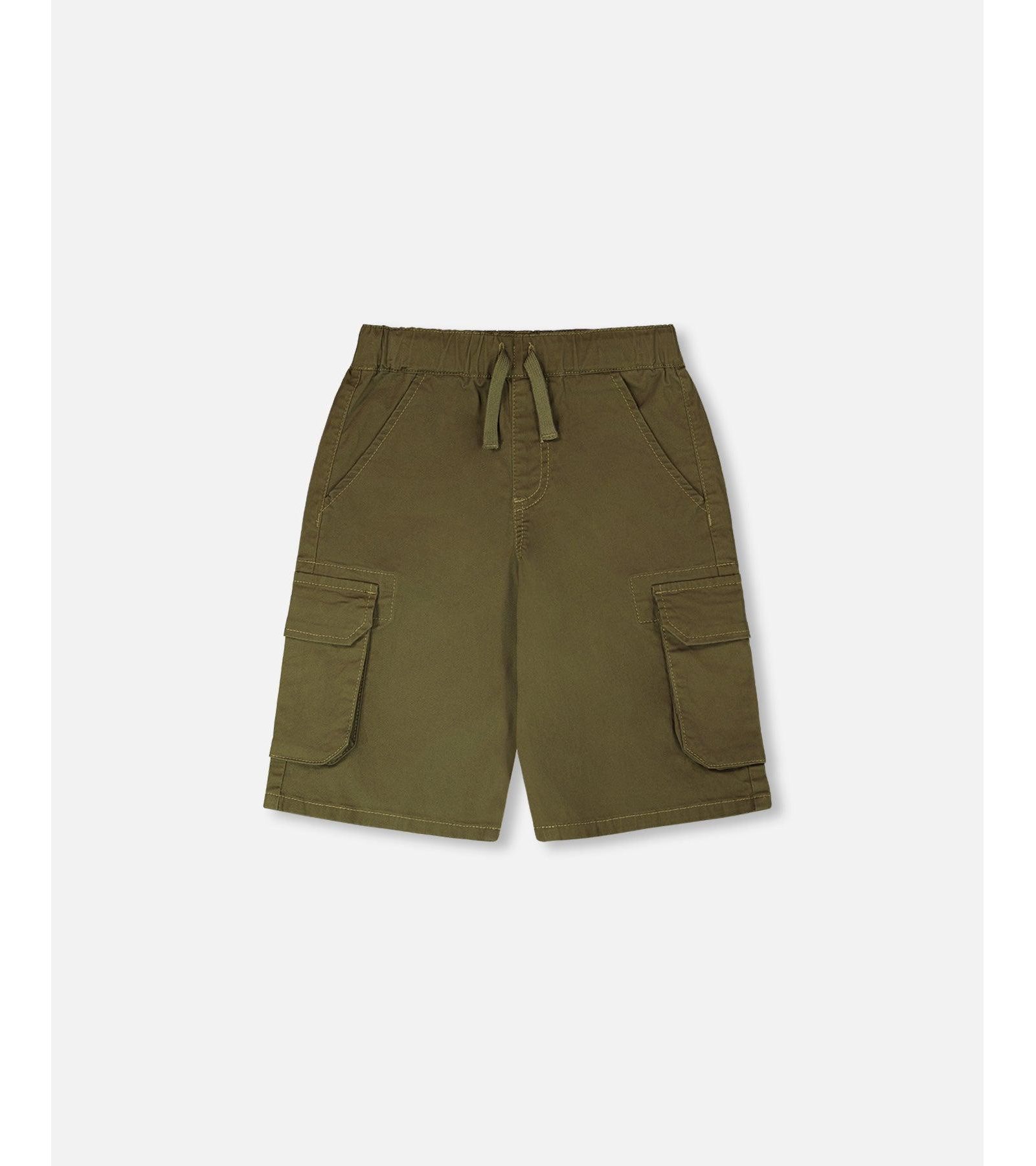 Детские шорты Deux par Deux Boys Stretch Twill Bermuda с карманами Cargo