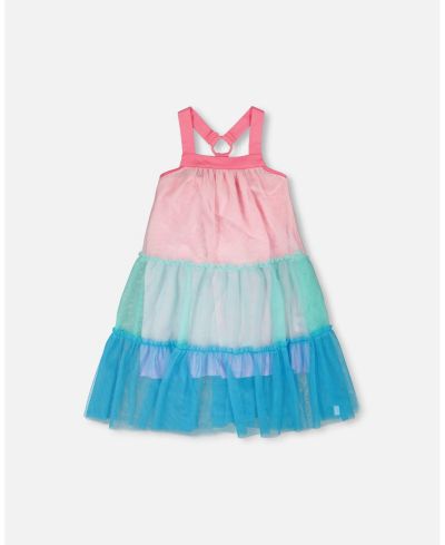 Детское сетчатое платье Deux par Deux Toddler Girls Mesh Dress