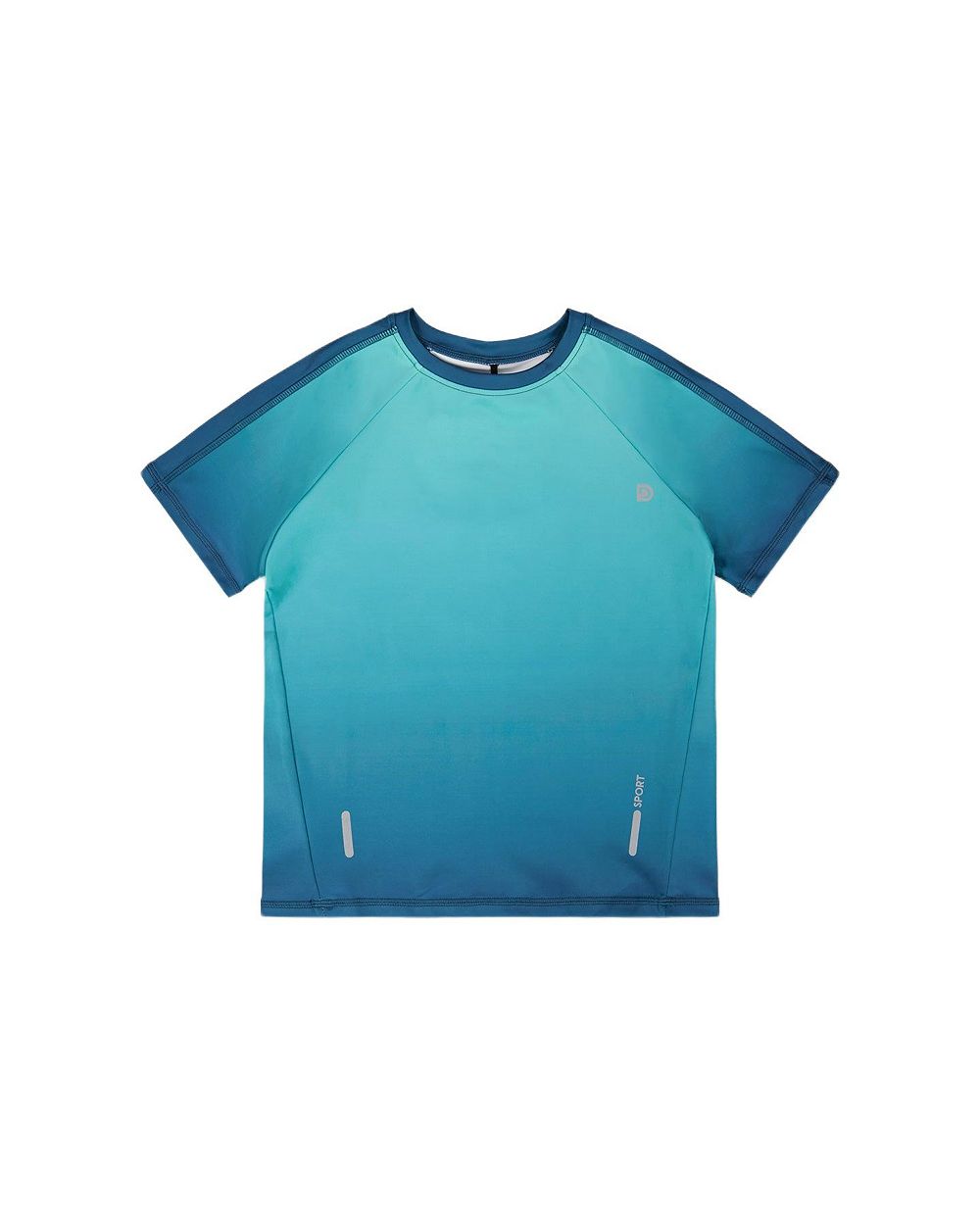 Спортивный топ Deux par Deux Boy Short Sleeve Polyester Teal Gradient