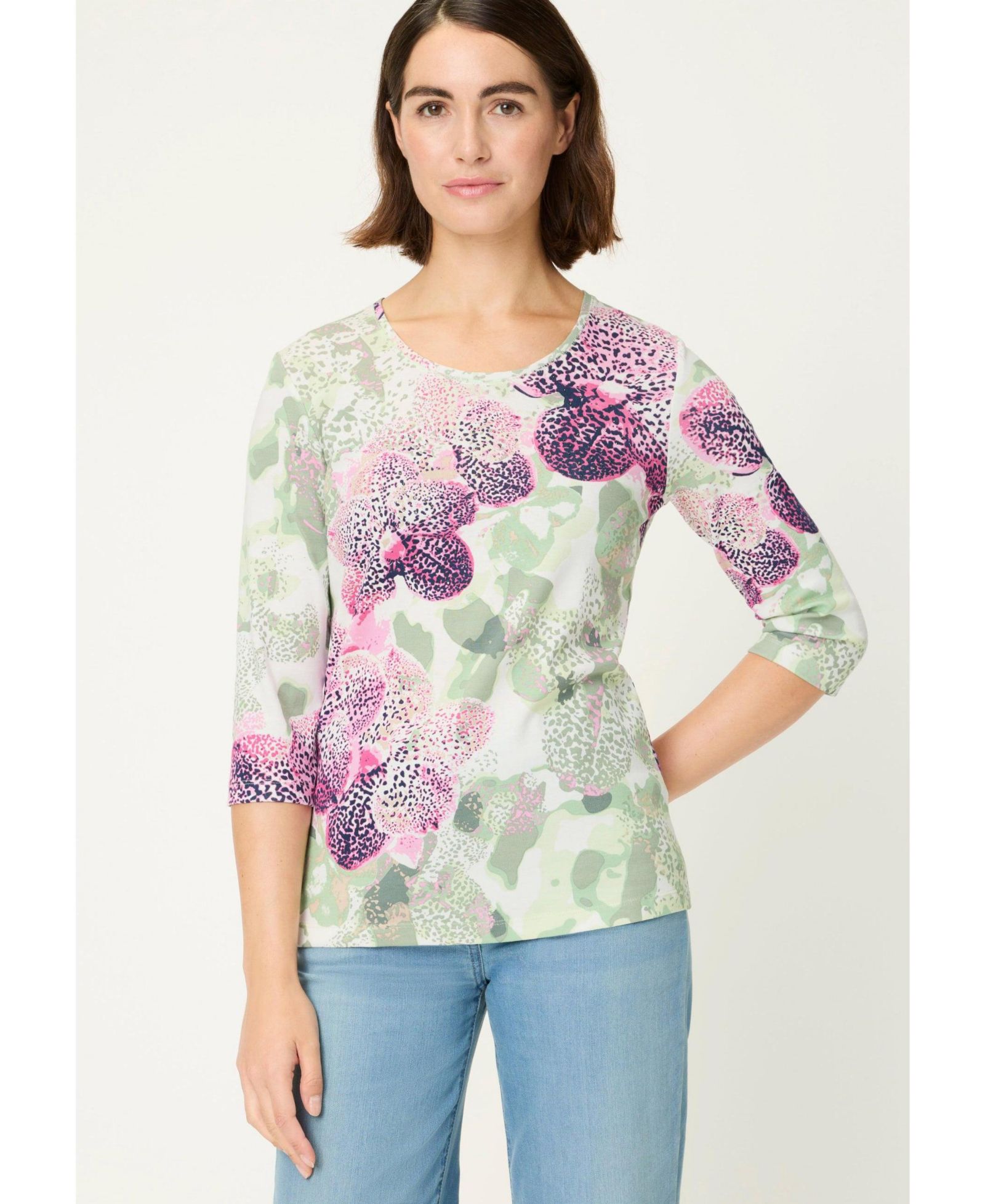 Olsen Women's Bouquet Print T-Shirt
