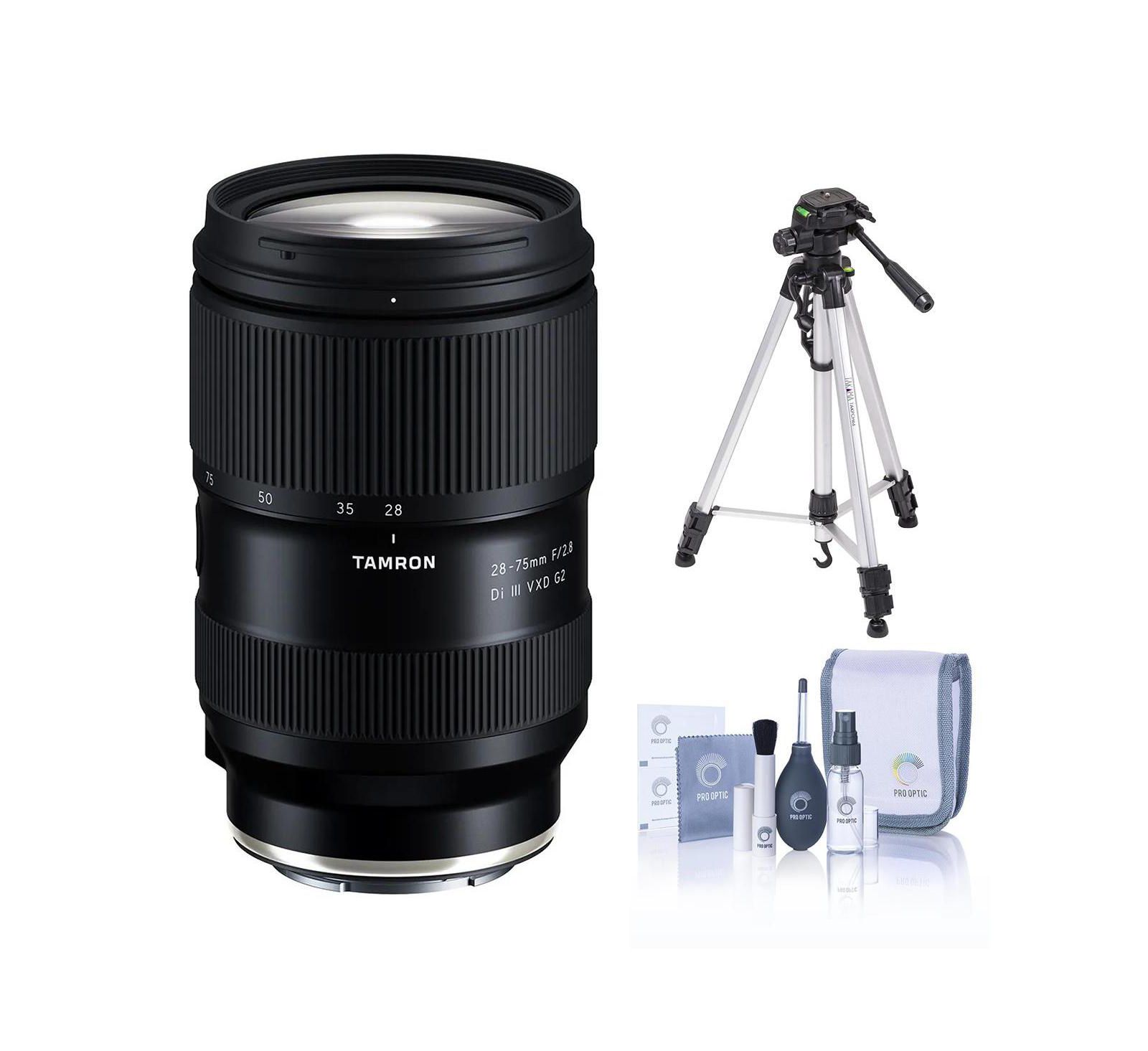 Tamron объектив 28-75mm f/2.8 Di III VXD G2 для Sony E, комплект с штативом