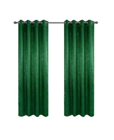 Olivia Gray 100% Polyester 190 GSM Eloise Reversible Blackout Grommet Curtain Panel