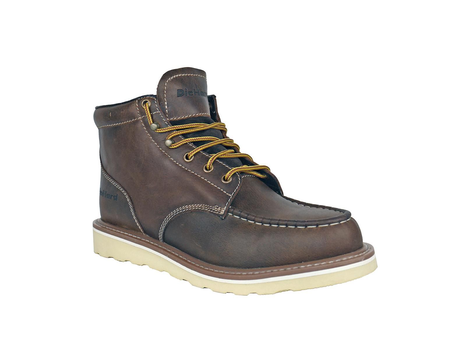 DieHard Men's Mustang 6 Inch Soft Toe Work Boot Grey