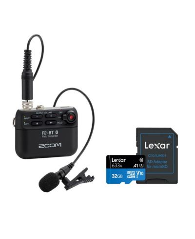 Zoom F2-BT Bluetooth 32-bit Float Field Recorder