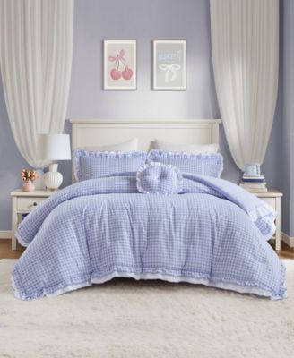 Intelligent Design Rowena Breathable Microfiber 4-Pc. Comforter Set, Full/Queen