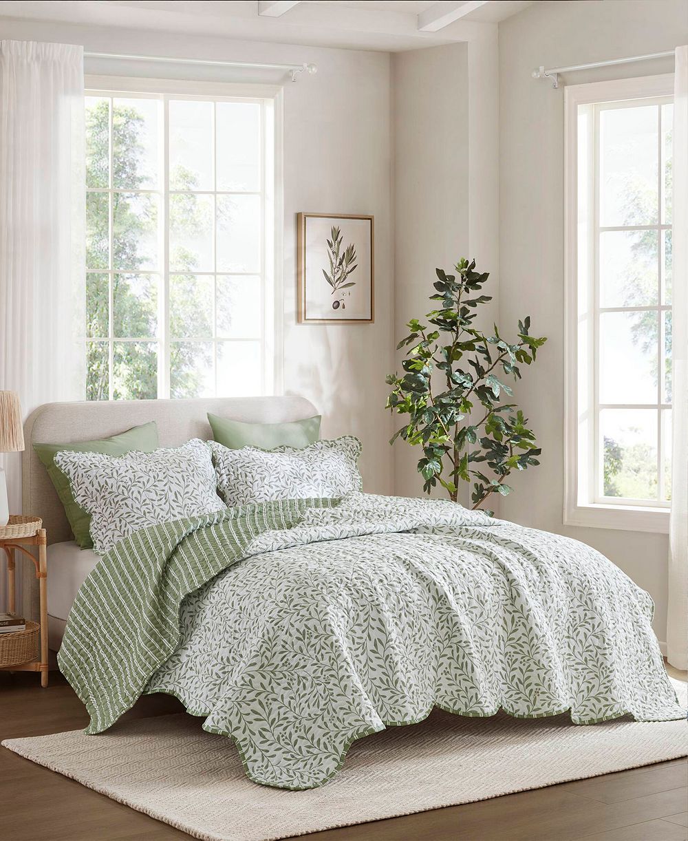Комплект стеганых покрывал Madison Park Darcy Print, 3 шт., King