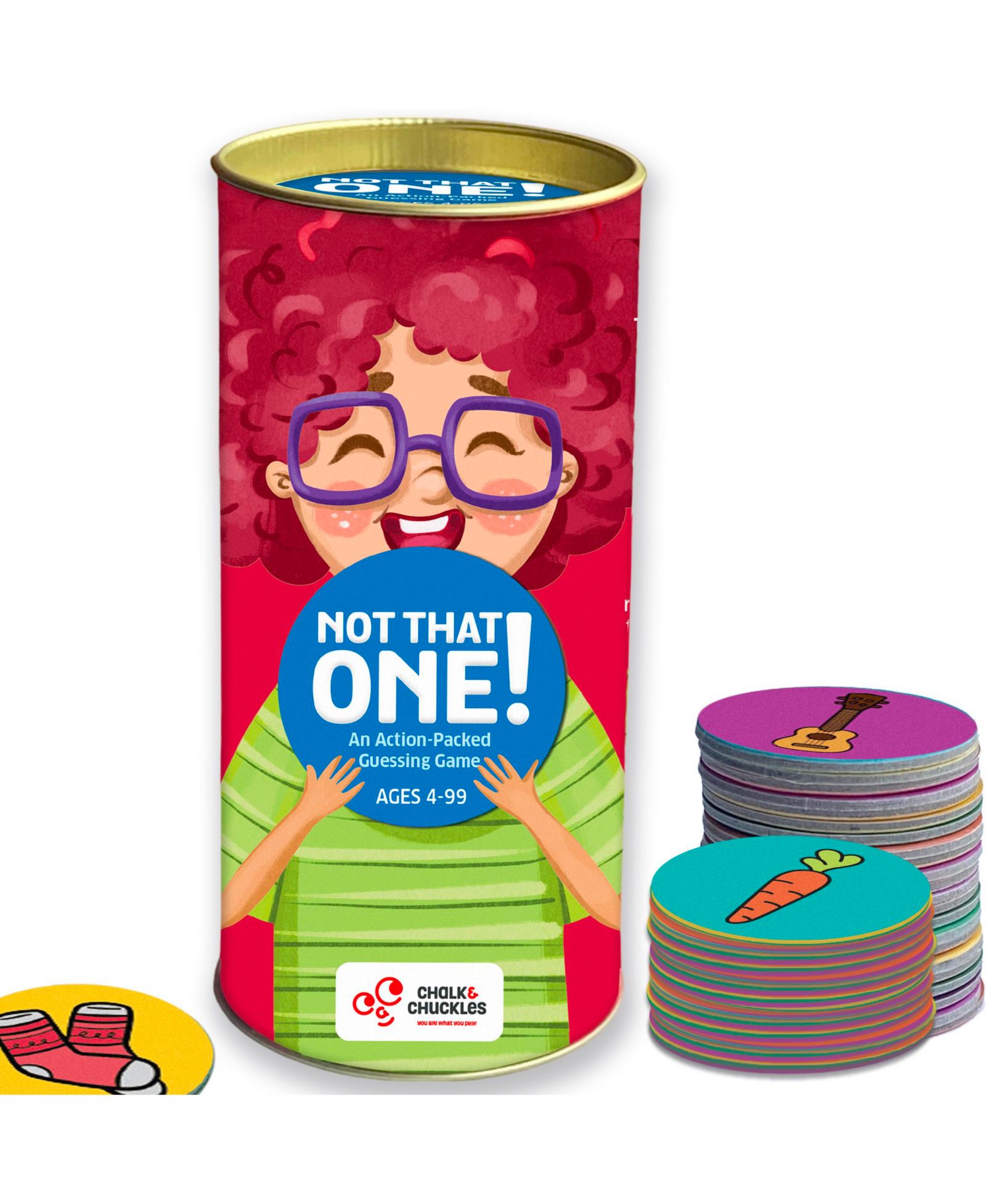 Настольная игра Chalk & Chuckles Not That One Family Travel-Friendly Board Game, возраст 5+