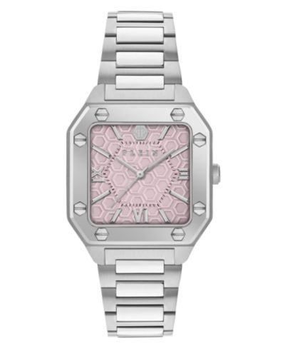 Часы Philipp Plein Plein Edge Silver Stainless Steel, 34mm, женские