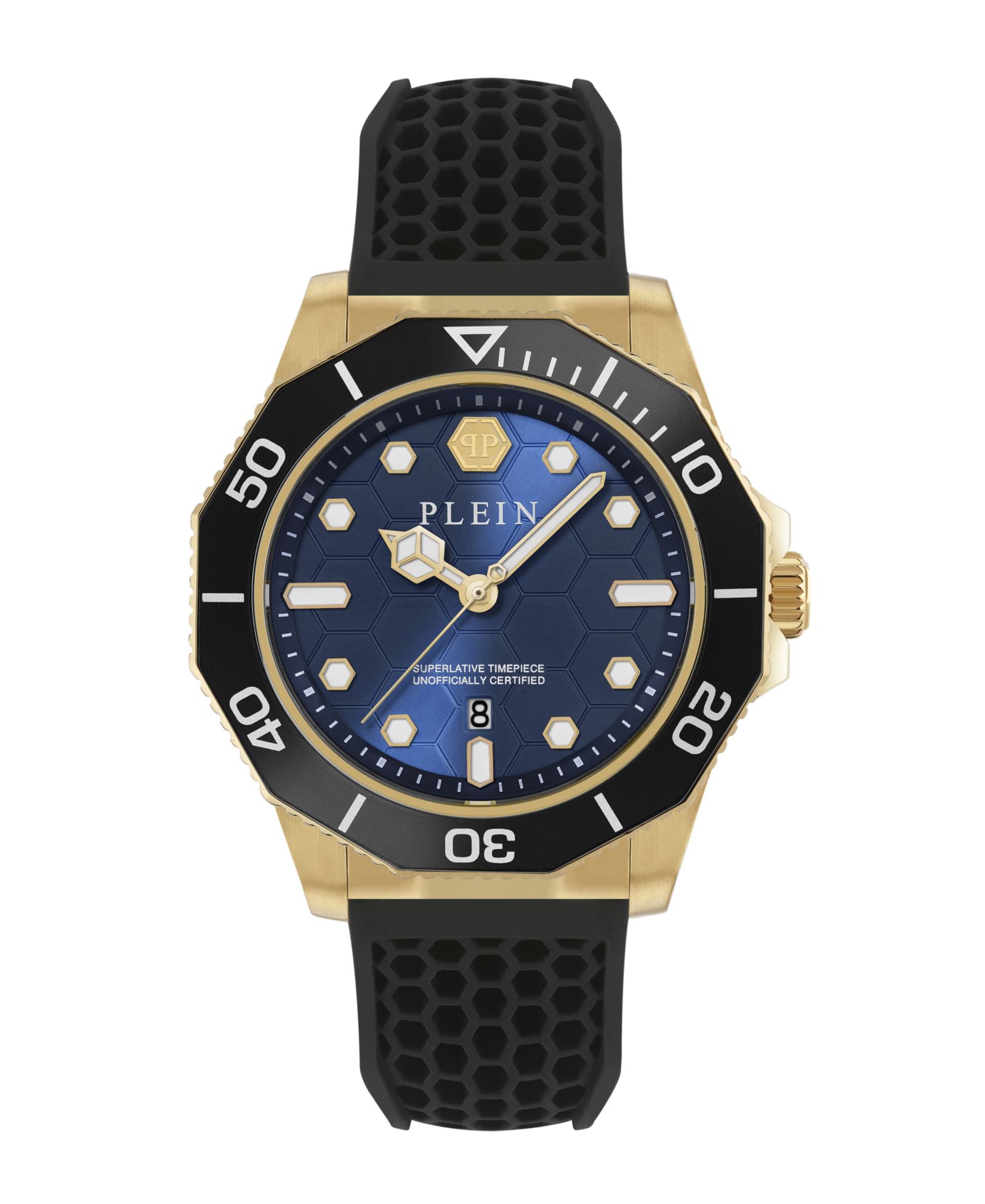 Philipp Plein Men's Aquastorm IP Yellow Gold Stainless Steel Bracelet Watch, 44mm