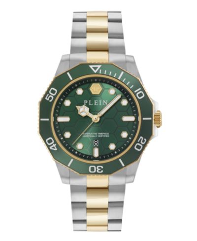 Мужские наручные часы Philipp Plein Aquastorm двухцветные из нержавеющей стали, 44mm