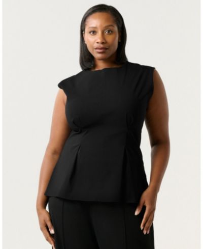 Женский топ ESTELLE Hallie High-Neck Sleeveless Peplum