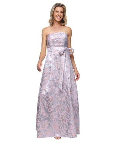 Женское вечернее платье Alex Evenings Strapless Jacquard Gown