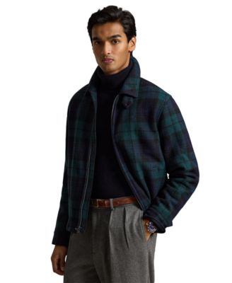 Polo Ralph Lauren мужская ветровка из шерсти в клетке Langdon