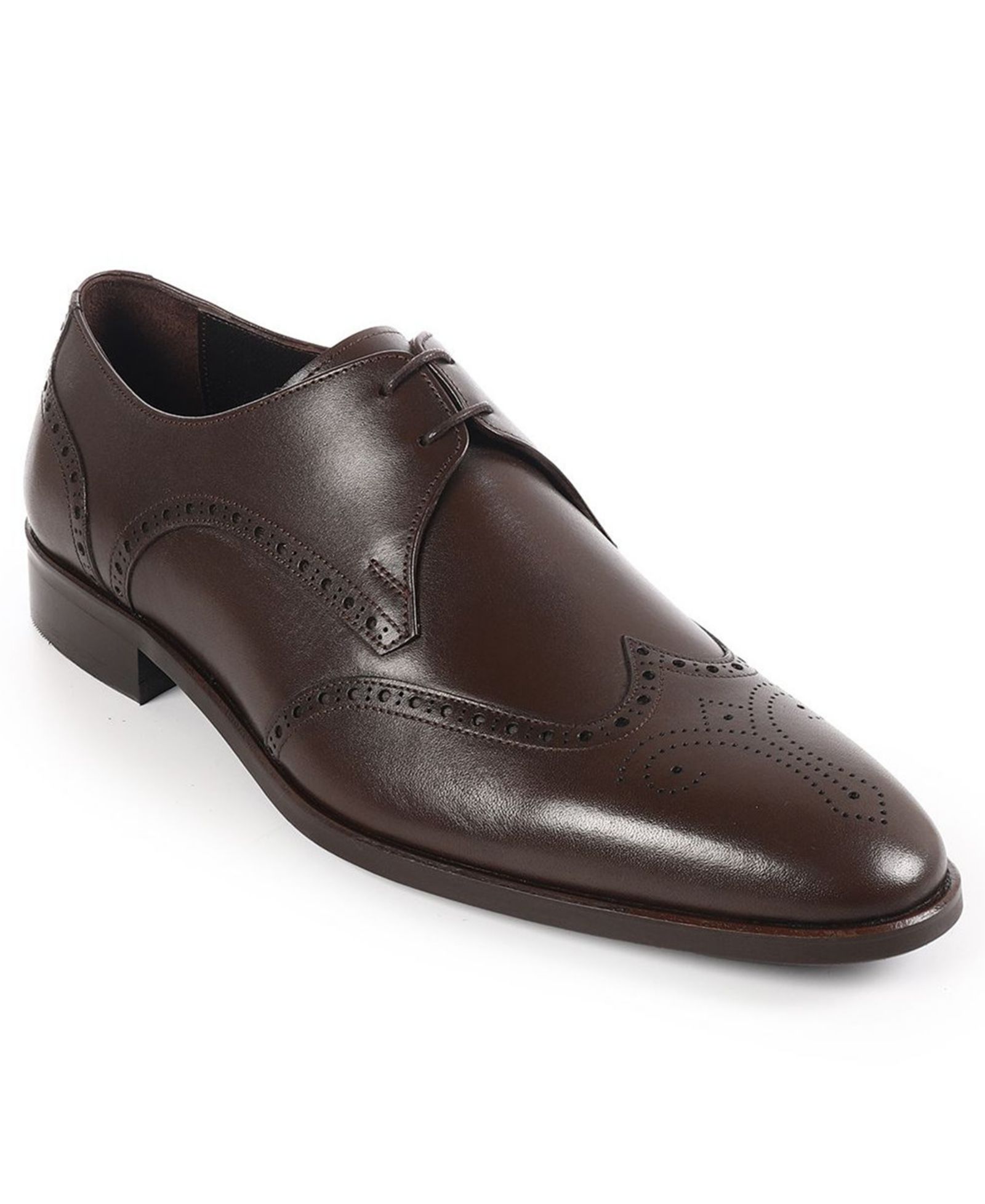 VELLAPAIS Men's Wingtip Lace-Up Dress Shoes